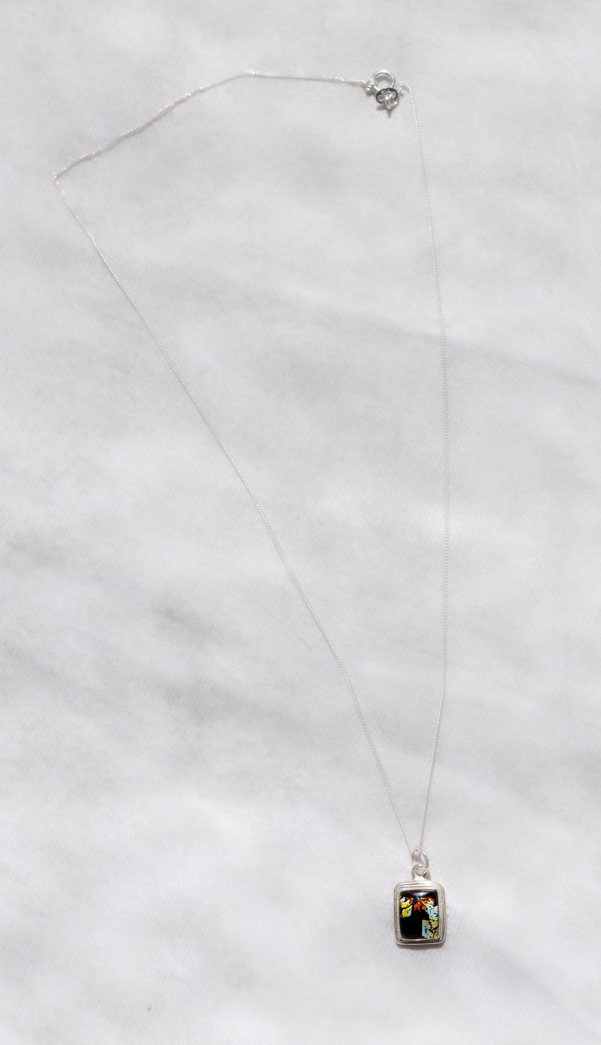 "Fifth Wave" Estrogen Rectangle Necklace