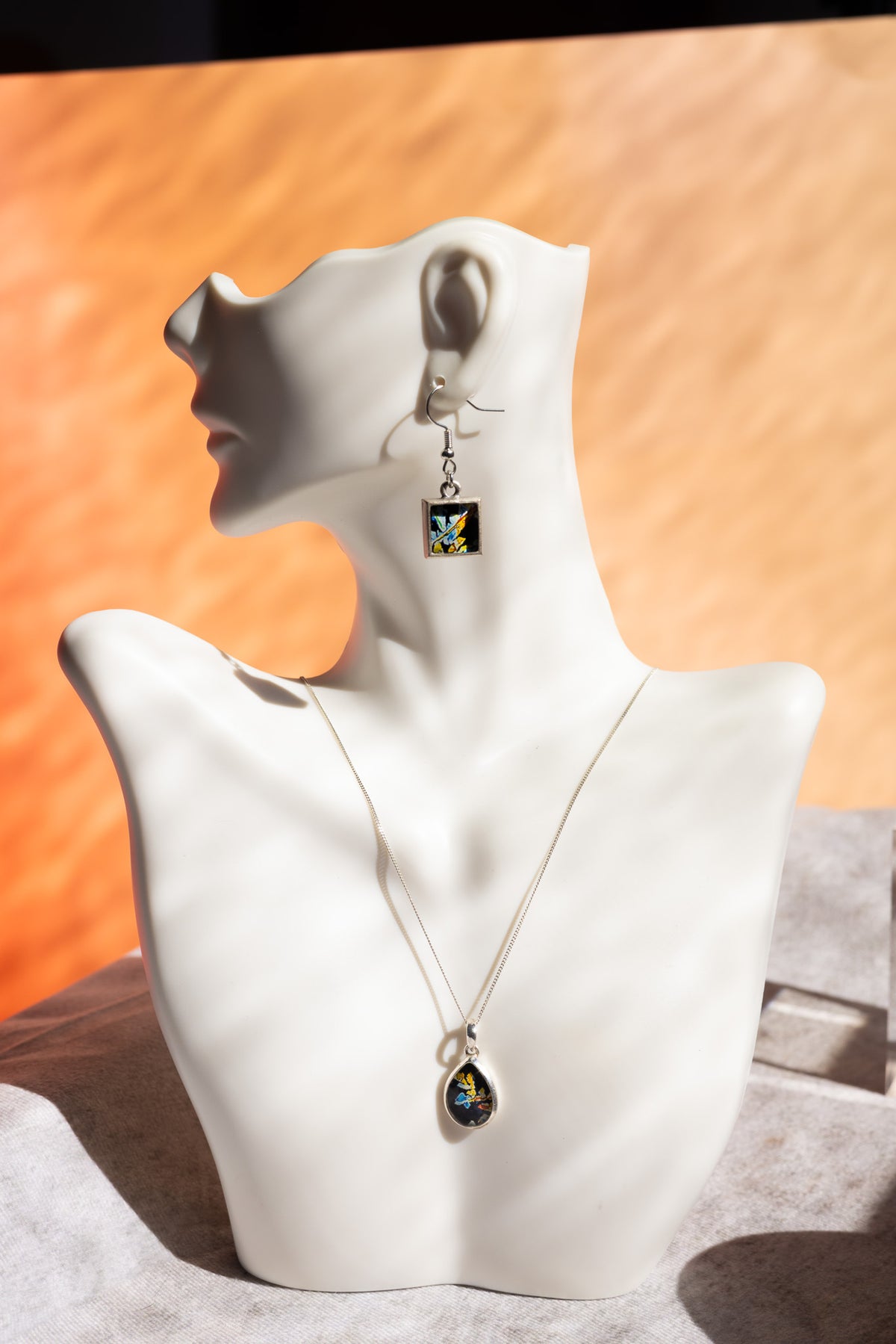 "Fifth Wave" Estrogen Teardrop Necklace
