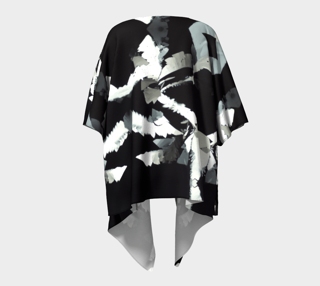 "Got Milk" Draped Kimono - Quantum Sunshine Silky Knit