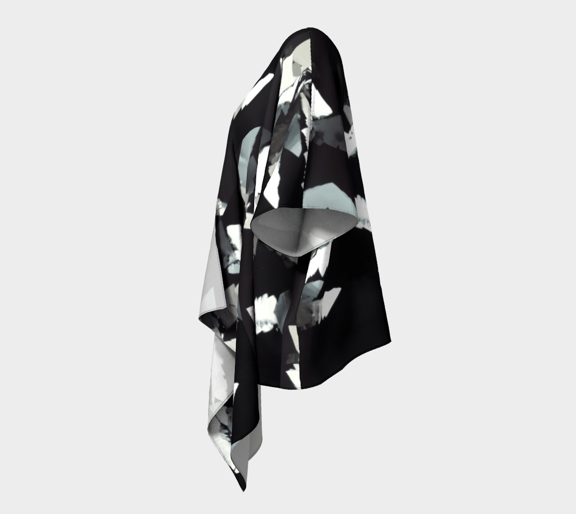 "Got Milk" Draped Kimono - Quantum Sunshine Silky Knit