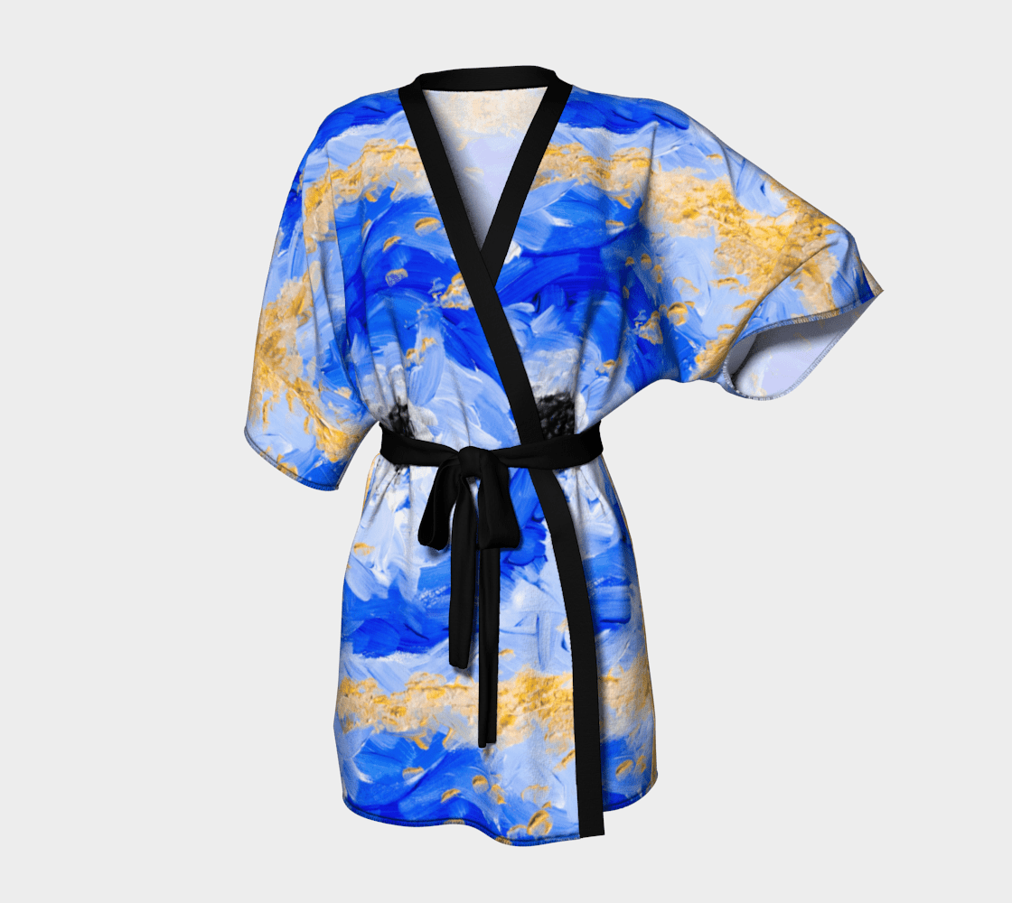 "Protection" Peignoir Robe - Quantum Sunshine Silky Knit
