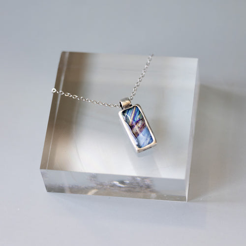 Fight or Flight Necklace - Epinephrine Microscopy in Resin