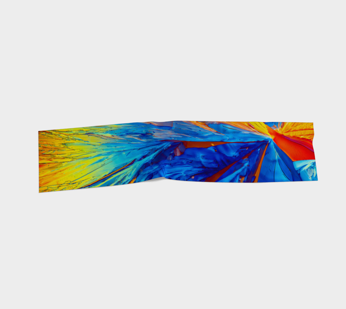 Citric Acid Scarf - Quantum Sunshine Silk Habotai