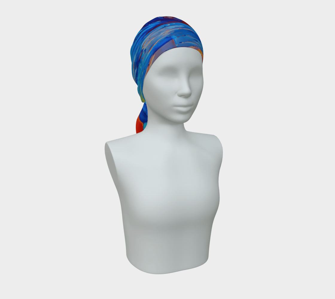 Citric Acid Scarf - Quantum Sunshine Silk Habotai