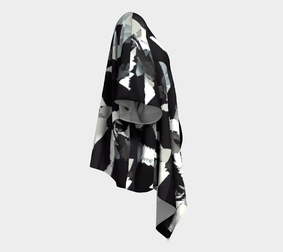 "Got Milk" Draped Kimono - Quantum Sunshine Silky Knit