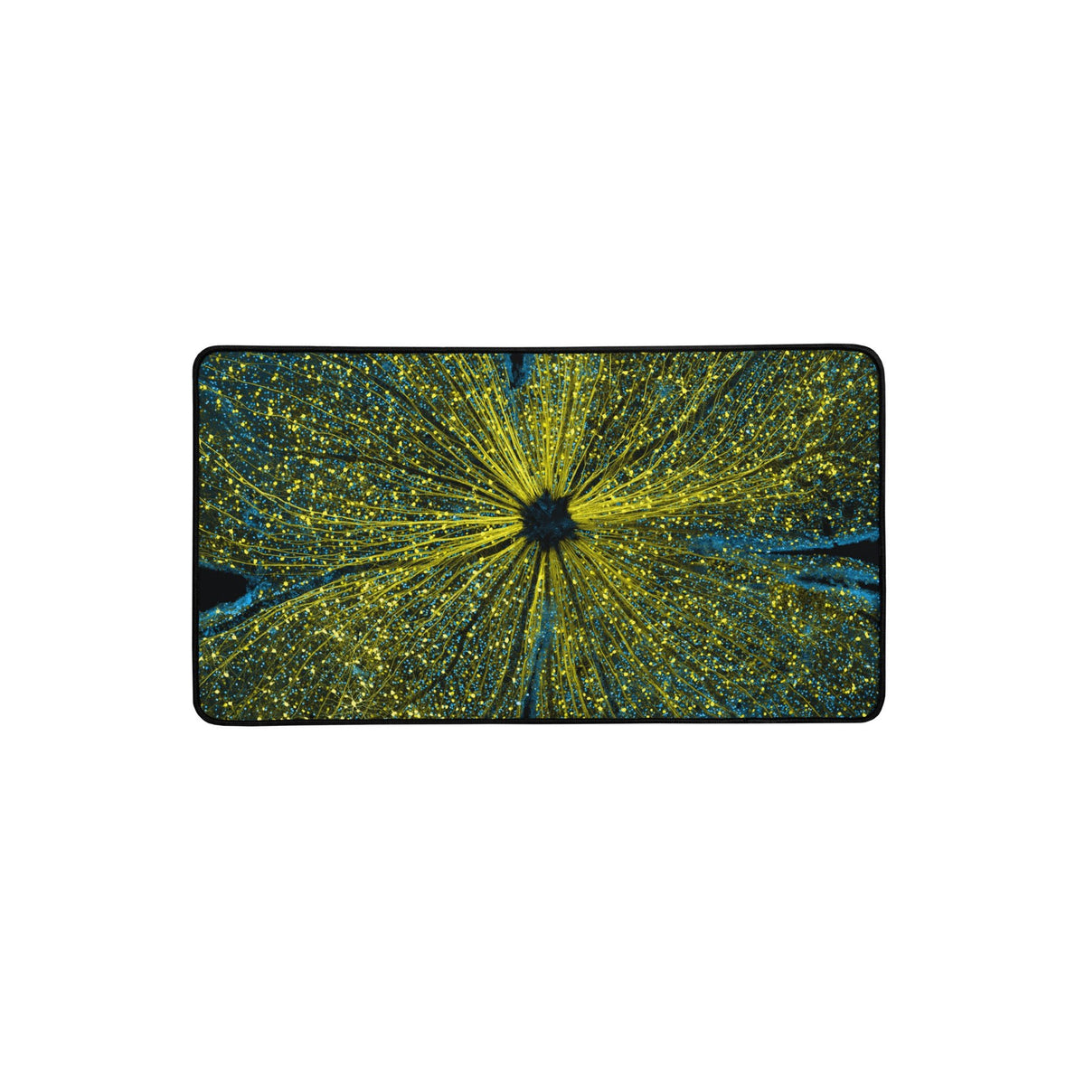 Mouse retina desk mat - Quantum Sunshine