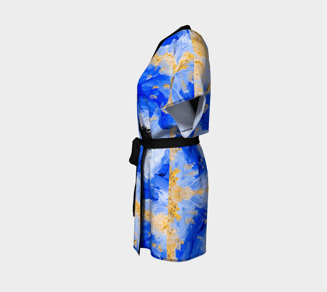"Protection" Peignoir Robe - Quantum Sunshine Silky Knit
