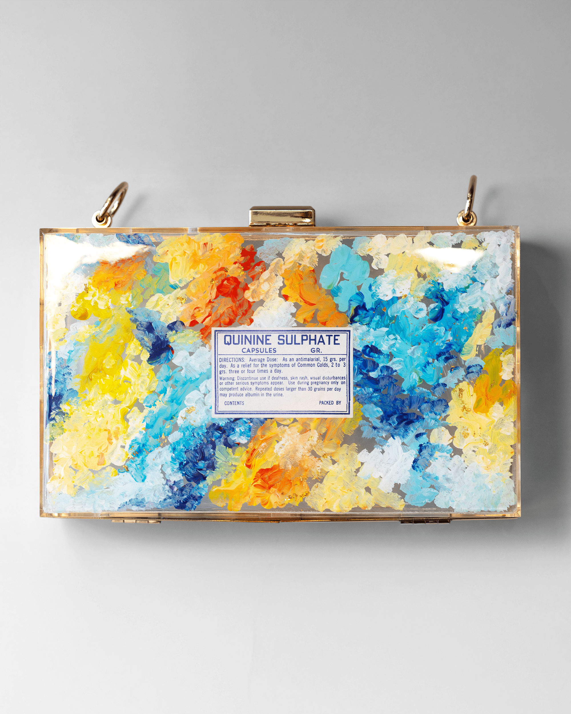 Quinine Sulphate - Handmade Purse - Quantum Sunshine